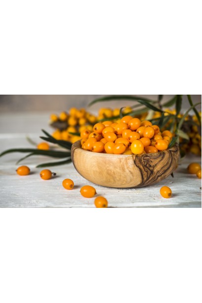 Обліпиха рання Чуйська Солодка - помаранчево-жовті плоди